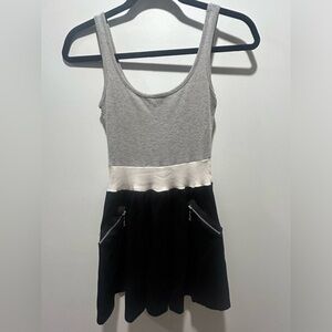 PLANET FUNK size S mini dress with zipper pockets